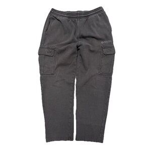 Vintage AND1 Sweatpants Mens Large Black Baggy Cargo Y2K Basketball (33x28.5)